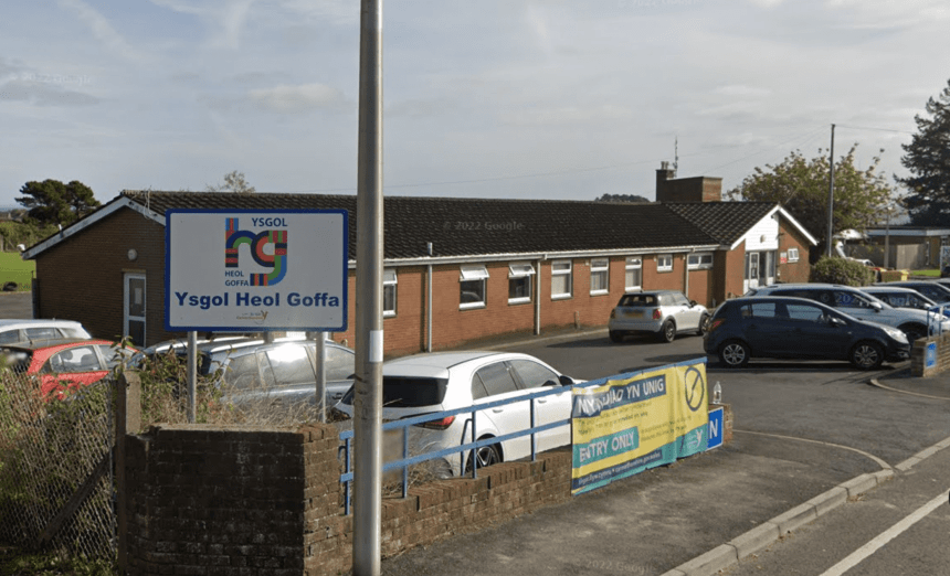 Exterior view of Ysgol Heol Goffa in Llanelli, the special school awaiting a long‑promised new build to meet the needs of pupils with additional learning needs.